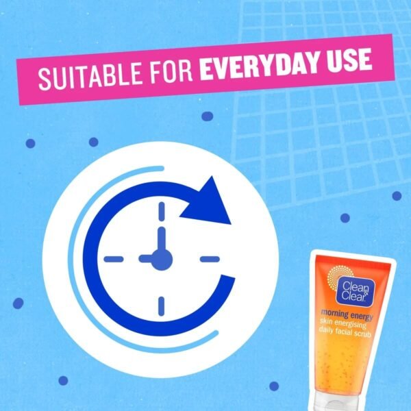 Clean & Clear Daily Facial Scrub Morning Energy Skin Energising 150ml5